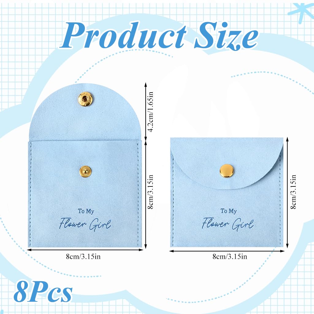 SANNIDHI Jewelry Bags Bridesmaid Gifts Set of 6 SANNIDHI Jewelry Bags Bridesmaid Gifts Set of 6